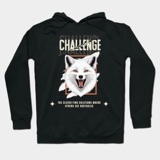 Clever Arctic Fox Hoodie